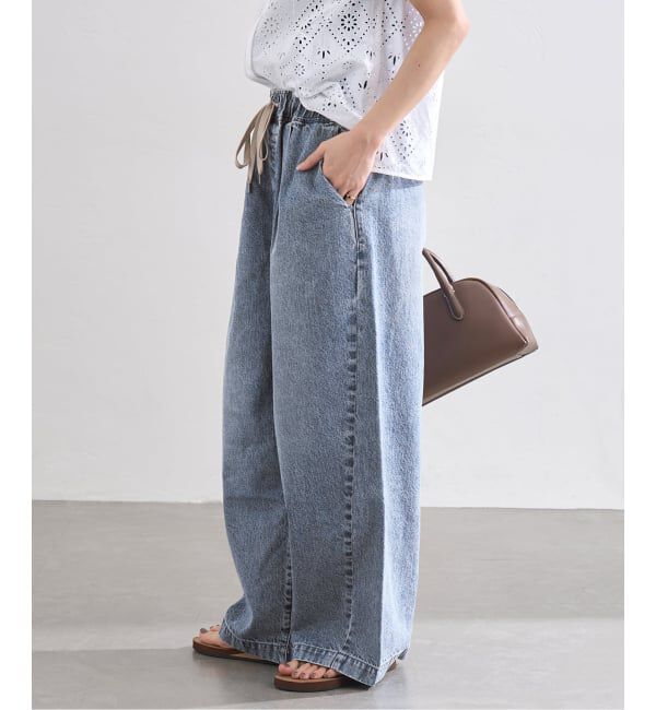 JOURNAL STANDARD「《追加》イージーデニムワイドパンツ」|デニム|