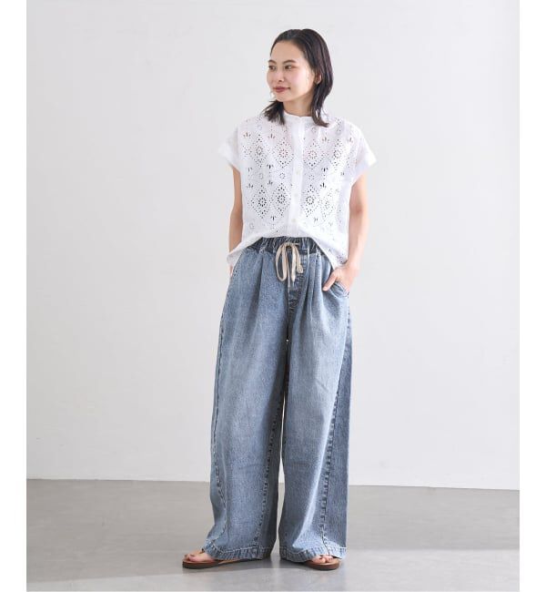 JOURNAL STANDARD「《追加》イージーデニムワイドパンツ」|デニム|