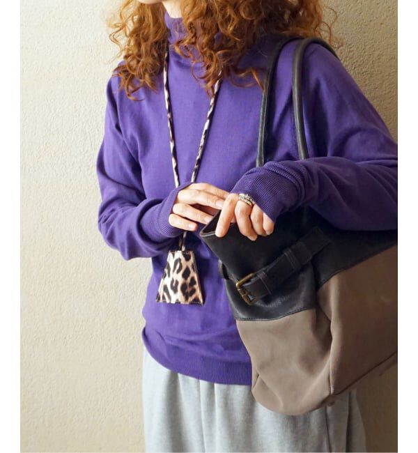 journal standard luxe「HGコットン タートルネックプルオーバー」|ニット・セーター|パープル