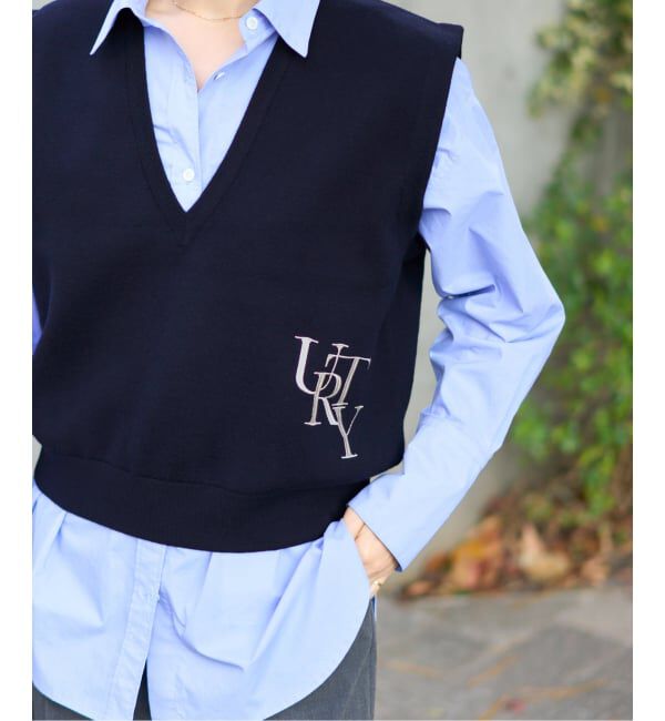 JOURNAL STANDARD「《追加2》ダブルニット ベスト」|ベスト・ジレ|ネイビー