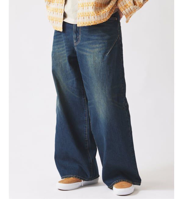 JOURNAL STANDARD relume「《予約》スモーキーデニム 11oz ワイド エンジニアド パンツ」|デニム|