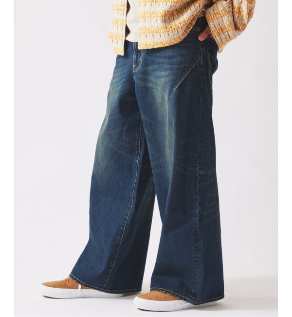 JOURNAL STANDARD relume「《予約》スモーキーデニム 11oz ワイド エンジニアド パンツ」|デニム|