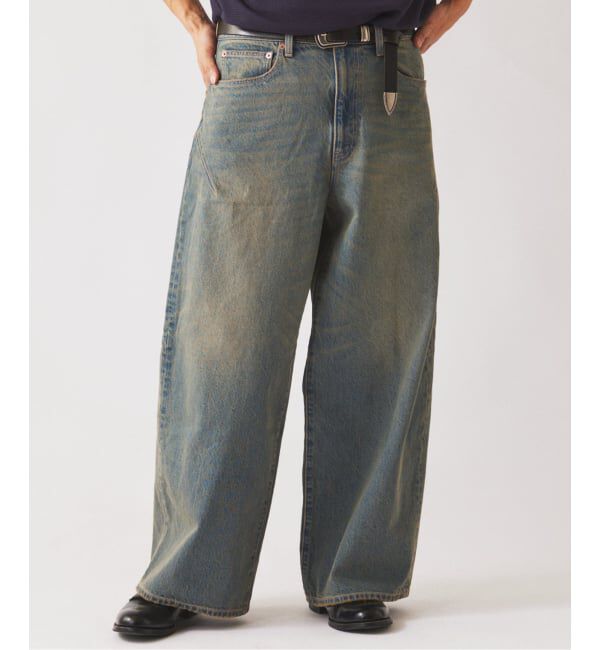 JOURNAL STANDARD relume「《予約》スモーキーデニム 11oz ワイド エンジニアド パンツ」|デニム|