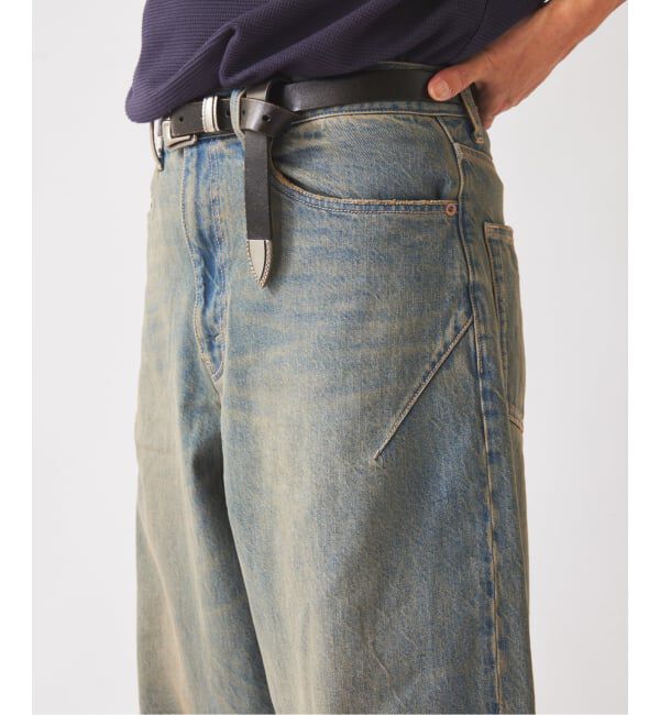 JOURNAL STANDARD relume「《予約》スモーキーデニム 11oz ワイド エンジニアド パンツ」|デニム|