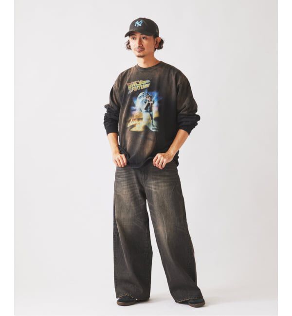 JOURNAL STANDARD relume「《予約》スモーキーデニム 11oz ワイド エンジニアド パンツ」|デニム|