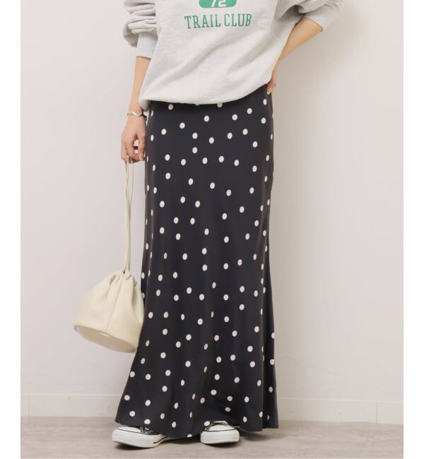 JOURNAL STANDARD relume「ランダムドットロングスカート」|スカート|ブラック