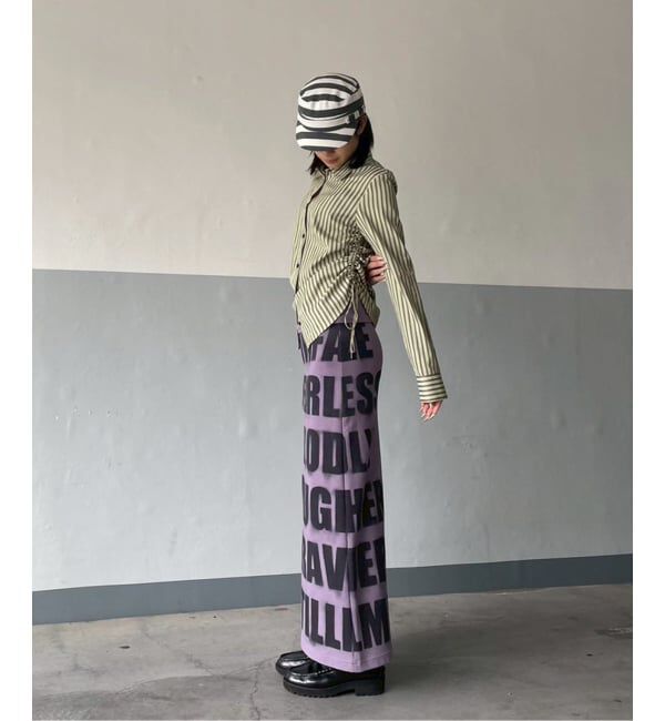 Oriens JOURNAL STANDARD「《追加予約》ロゴロングスカート」|スカート|