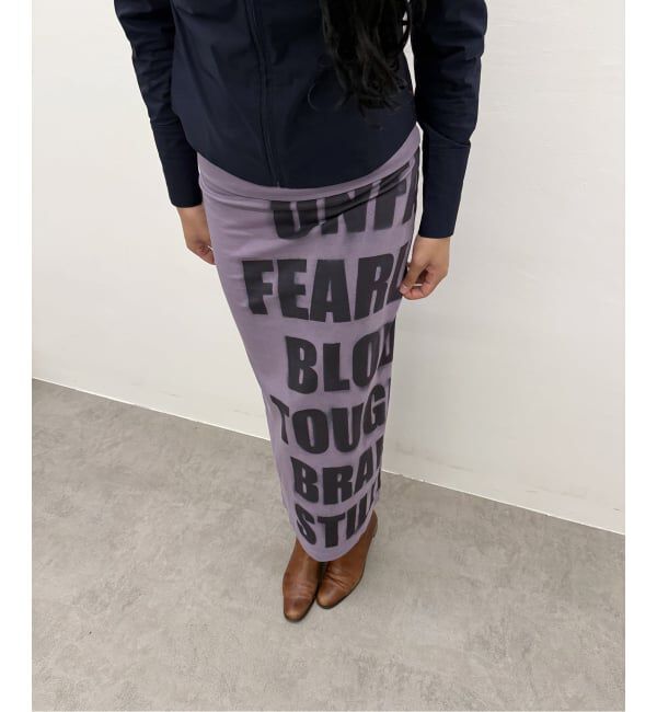 Oriens JOURNAL STANDARD「《追加予約》ロゴロングスカート」|スカート|