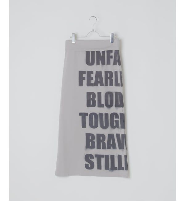 Oriens JOURNAL STANDARD「《追加予約》ロゴロングスカート」|スカート|