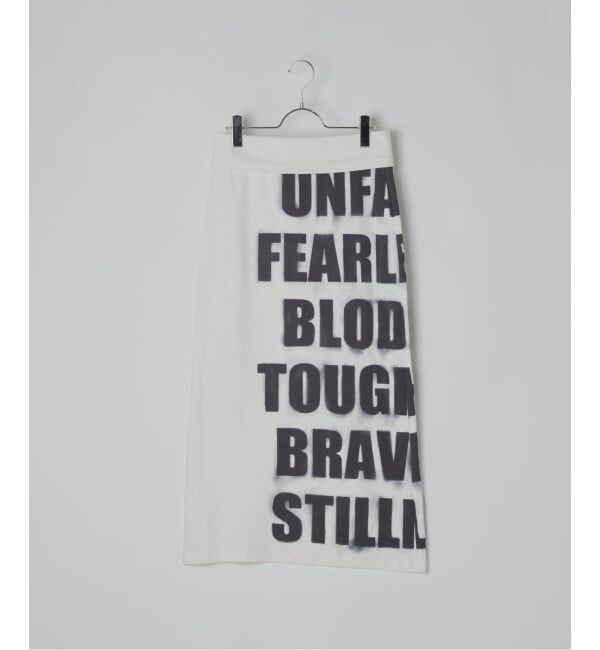 Oriens JOURNAL STANDARD「《追加予約》ロゴロングスカート」|スカート|