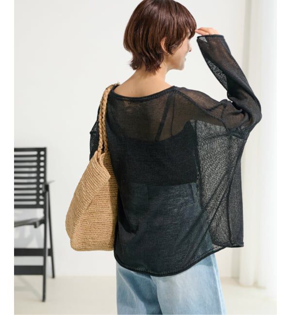 JOURNAL STANDARD relume「《追加予約 / 新色》PEリネンルーズプルオーバー」|ニット・セーター|