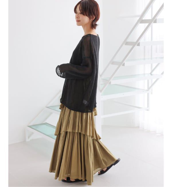 JOURNAL STANDARD relume「《追加予約 / 新色》PEリネンルーズプルオーバー」|ニット・セーター|