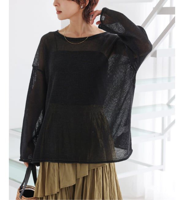 JOURNAL STANDARD relume「《追加予約 / 新色》PEリネンルーズプルオーバー」|ニット・セーター|