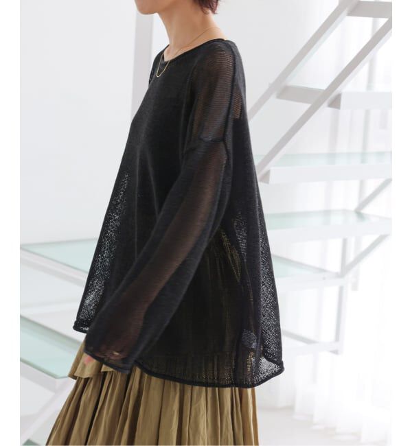 JOURNAL STANDARD relume「《追加予約 / 新色》PEリネンルーズプルオーバー」|ニット・セーター|