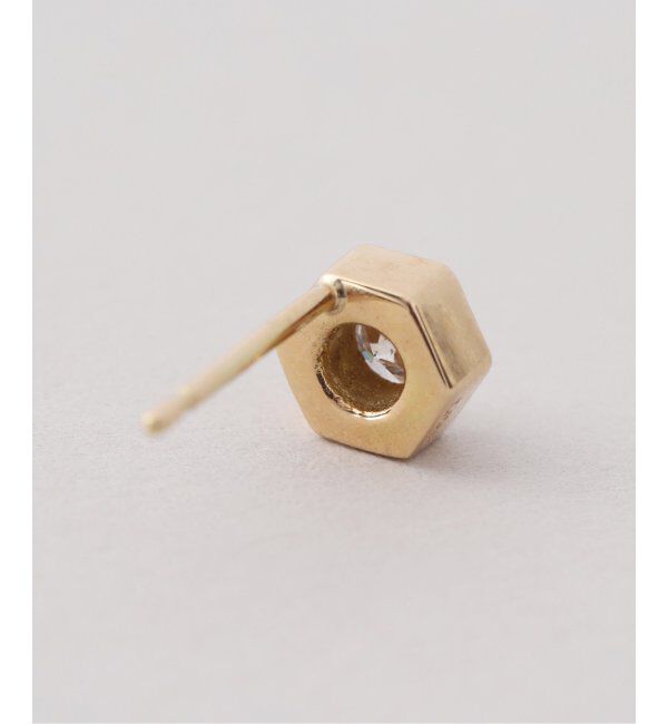 Lilas by Spick&Span「0.18ct六角ダイヤピアス K18（両耳）」|ピアス|