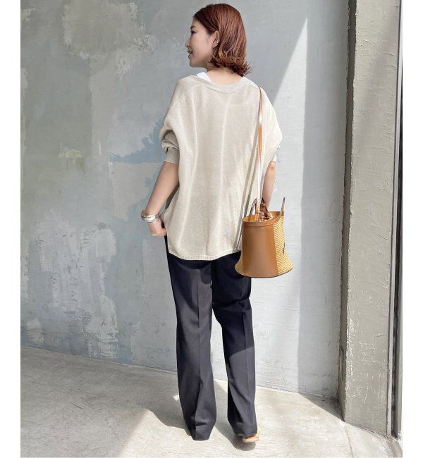 Spick and Span「《追加》甘撚テレコアメスリタンク」|タンクトップ|