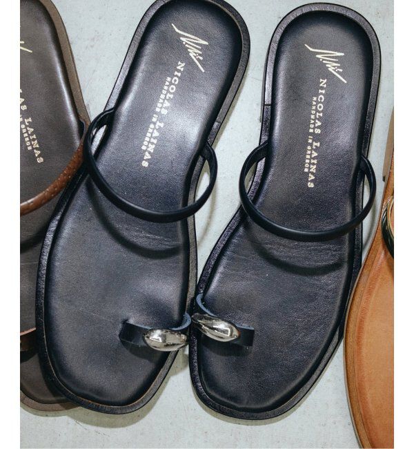 FRAMeWORK「≪追加≫NICOLAS LAINAS/ニコラスライナス メタルポイントサンダル2」|サンダル|