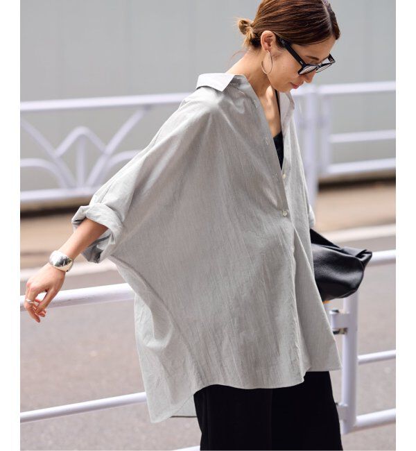 FRAMeWORK「≪追加≫ハーフスリーブポンチョシャツ」|シャツ・ブラウス|