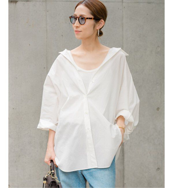FRAMeWORK「≪追加≫ハーフスリーブポンチョシャツ」|シャツ・ブラウス|
