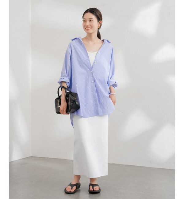 FRAMeWORK「≪追加≫ハーフスリーブポンチョシャツ」|シャツ・ブラウス|