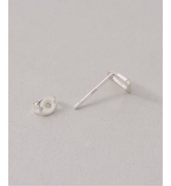 Spick and Span「【SAMH by LILAS】ダイヤモンドカットシェルピアス SV（両耳）」|ピアス|