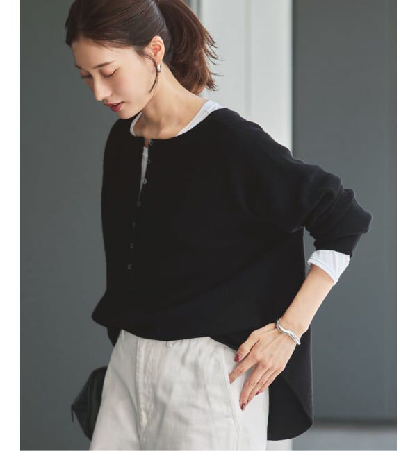 FRAMeWORK「≪WEB限定追加≫ウールワッフルヘンリーネック」|ニット・セーター|