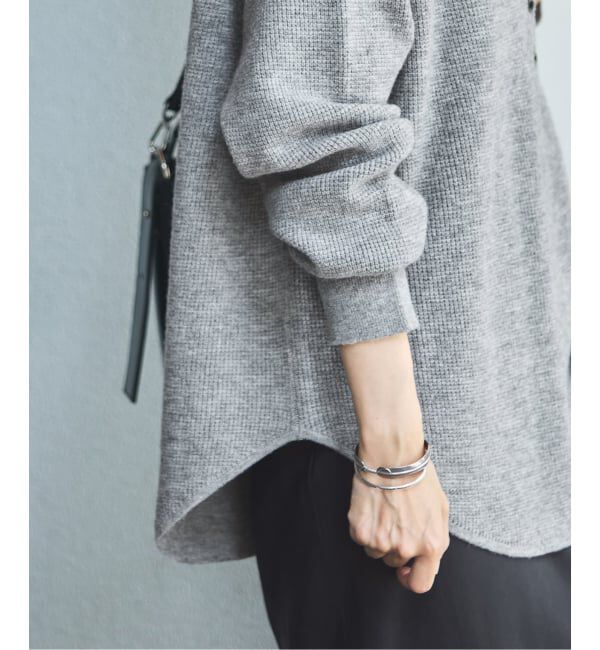 FRAMeWORK「≪WEB限定追加≫ウールワッフルヘンリーネック」|ニット・セーター|