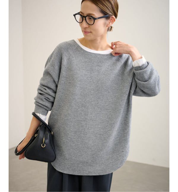 FRAMeWORK「≪WEB限定追加≫ウールワッフルヘンリーネック」|ニット・セーター|