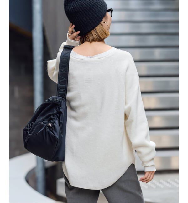 FRAMeWORK「≪WEB限定追加≫ウールワッフルヘンリーネック」|ニット・セーター|