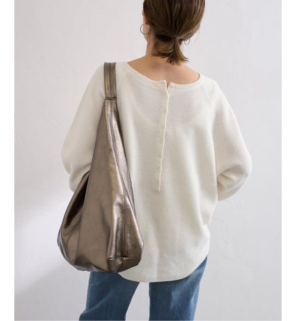 FRAMeWORK「≪WEB限定追加≫ウールワッフルヘンリーネック」|ニット・セーター|