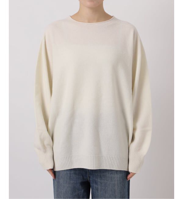 Spick and Span「《新色有り / 追加2》CHESSルーズボートネックプルオーバー」|ニット・セーター|