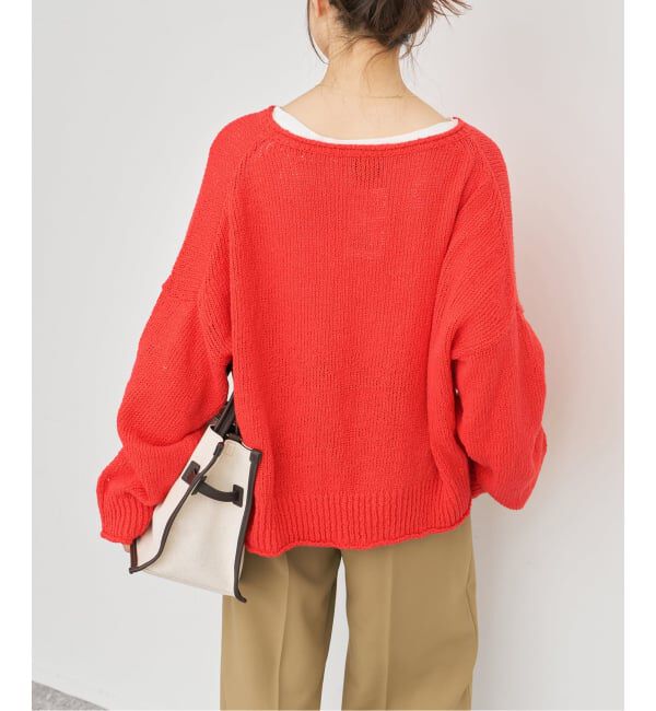 Spick and Span「IGEAローゲージボートネックニット」|ニット・セーター|