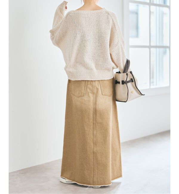 Spick and Span「IGEAローゲージボートネックニット」|ニット・セーター|