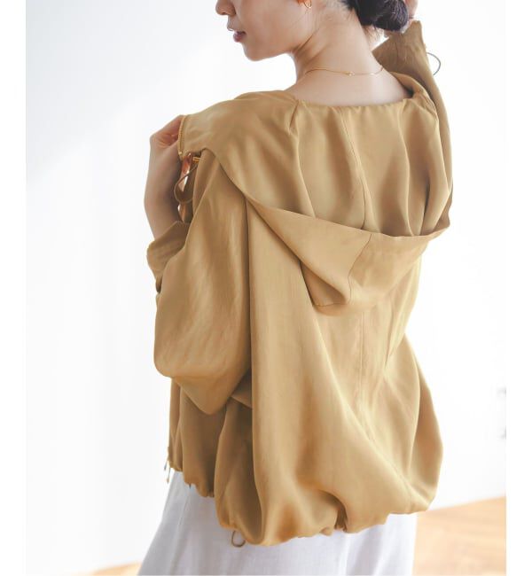 NOBLE「ミルキーサテンアノラックパーカー」|その他|