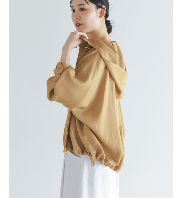 NOBLE「ミルキーサテンアノラックパーカー」|その他|