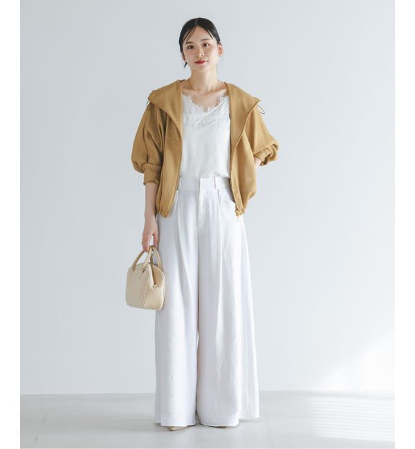 NOBLE「ミルキーサテンアノラックパーカー」|その他|