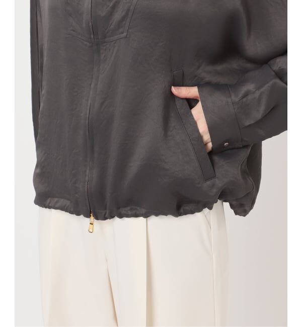 NOBLE「ミルキーサテンアノラックパーカー」|その他|