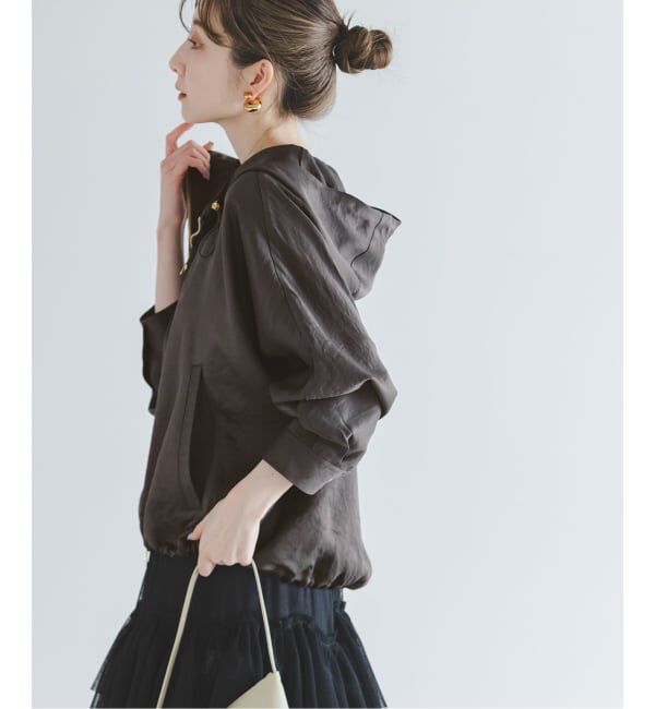 NOBLE「ミルキーサテンアノラックパーカー」|その他|