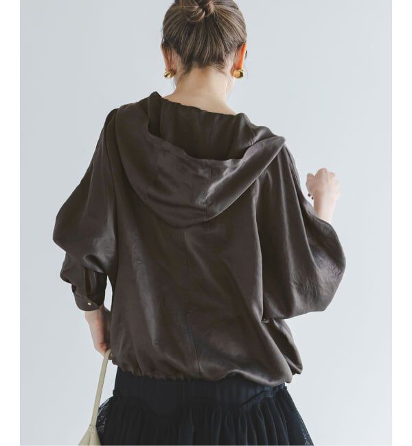 NOBLE「ミルキーサテンアノラックパーカー」|その他|