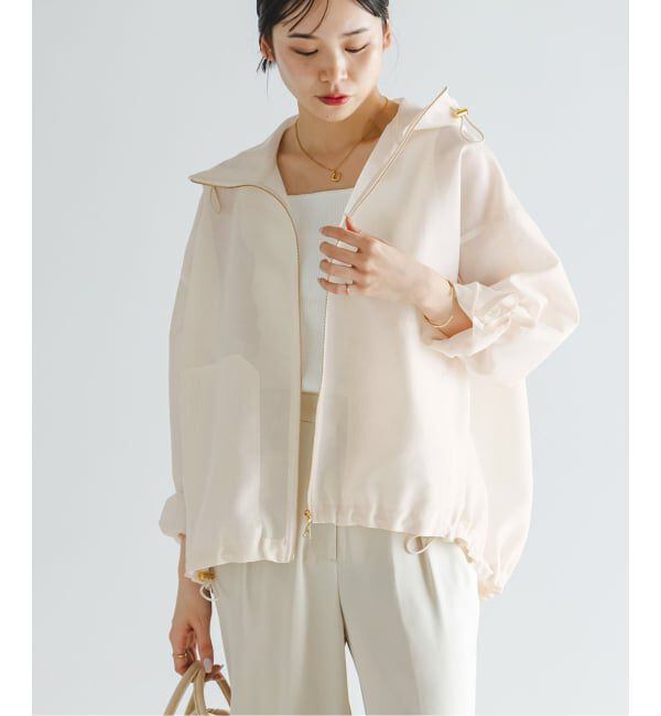 NOBLE「《WEB限定追加予約2》ミルキーシアーボリュームブルゾン」|その他|