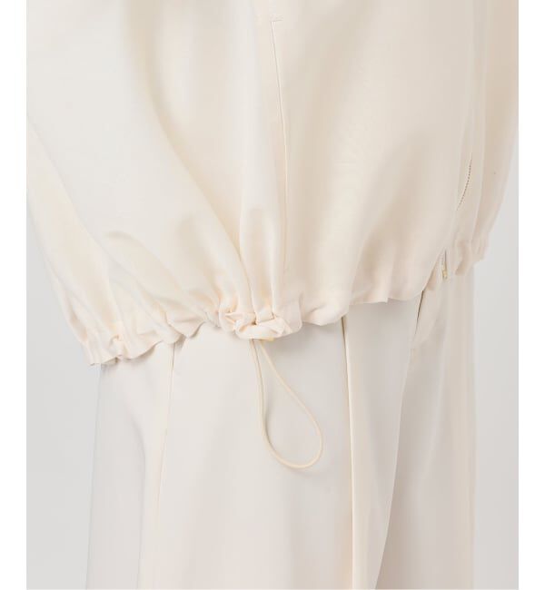 NOBLE「《WEB限定追加予約2》ミルキーシアーボリュームブルゾン」|その他|