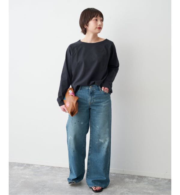 Spick and Span「《新色有り / 追加》ボートネックバックタックプルオーバー」|Tシャツ・カットソー|