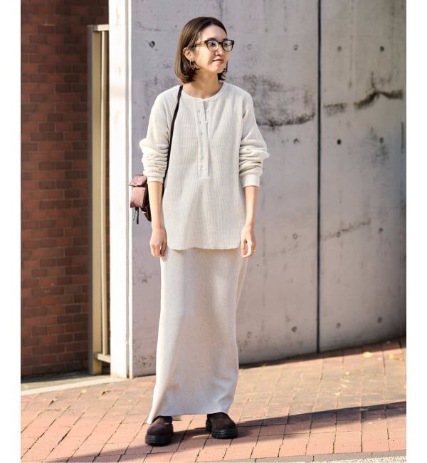 FRAMeWORK「ワッフルロンT」|Tシャツ・カットソー|