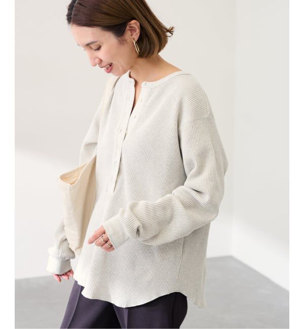 FRAMeWORK「ワッフルロンT」|Tシャツ・カットソー|