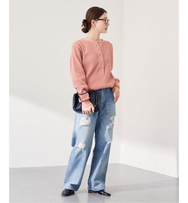 FRAMeWORK「ワッフルロンT」|Tシャツ・カットソー|