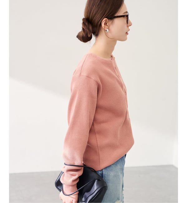 FRAMeWORK「ワッフルロンT」|Tシャツ・カットソー|