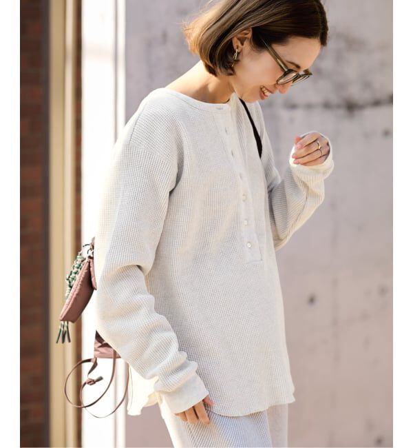 FRAMeWORK「ワッフルロンT」|Tシャツ・カットソー|