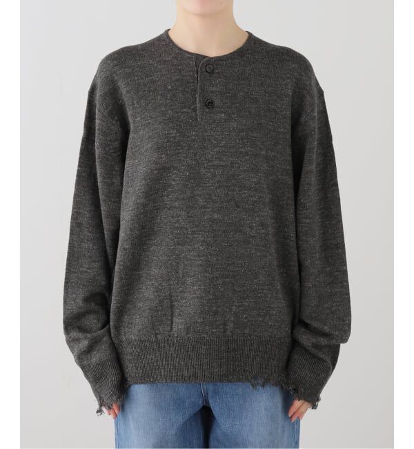 FRAMeWORK「LOEFF/ロエフ LI DMG HNLY」|ニット・セーター|