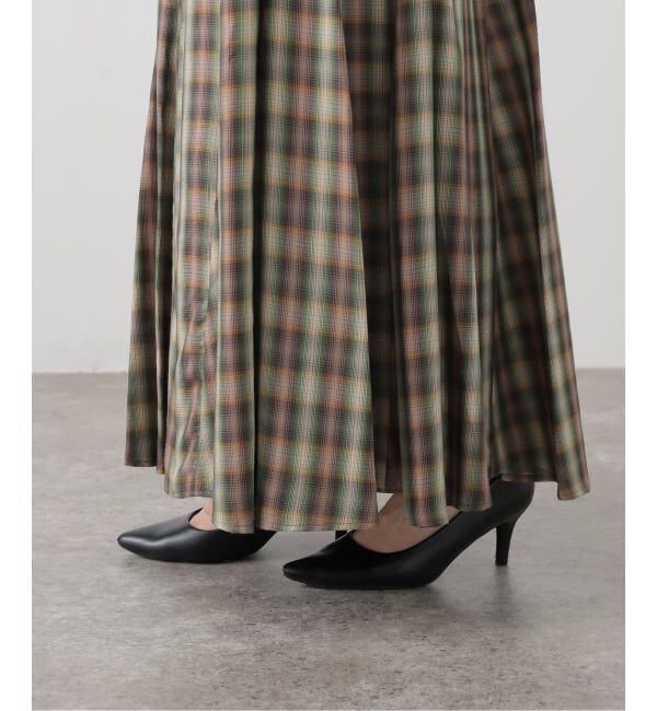  「【洗える】Munich/ミューニック オンブレチェックスカート」|スカート|