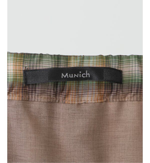  「【洗える】Munich/ミューニック オンブレチェックスカート」|スカート|